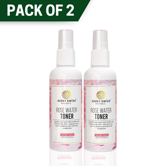 Pack of 2 - Rose Water Toner Spray