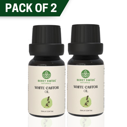 Pack of 2 - White Castor Oil