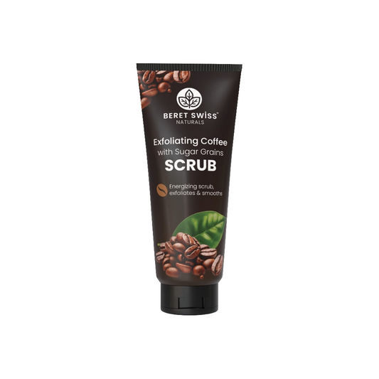 Exfoliating Coffee with Sugar Grains Scrub