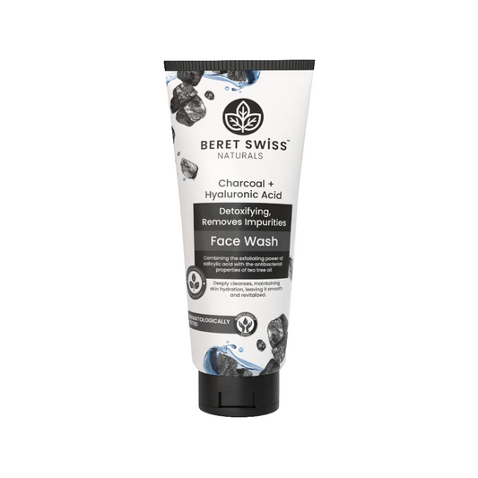 Charcoal + Hyaluronic Acid Facewash